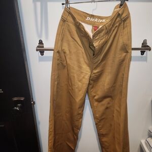 Dickies Worker Wide Leg Skater Pant Size 3/26 Camel